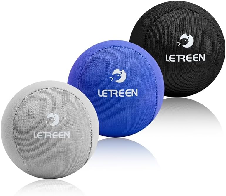 LETREEN Stress Ball, Tri-Density Stress Balls for Adults & Grip Strengthening, Squeeze Balls for Hand Therapy, Squishy Stress Ball, Hand Strengthener Ball, Hand Balls for Therapy - Image 1